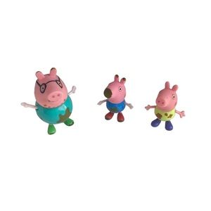 Peppa Pig Daddy Pig George Muddy Puddles Figures Jazwares